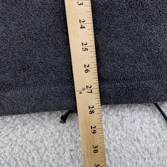 Vtg Calvin Klein Jeans Half Zip Fleece Sweater Mens Large Colorblock Drawstring - Picture 8 of 10